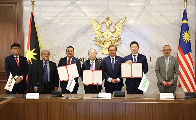 SoftBank Group, Grab and PETROS Sign Framework Agreement to Explore AI Infrastructure and Ecosystem Development  in Sarawak, Malaysia